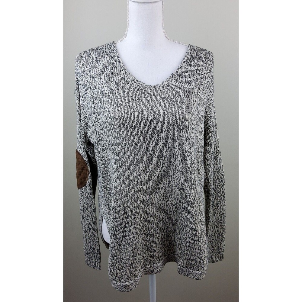 Harper Heritage Sweater Knit Elbow Patch Pullover